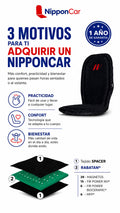 NipponCar – Cojín de Asiento con Tecnología FIR y Magnetos
