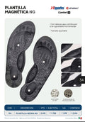 Plantilla Magnética NG Nipponflex Comfort FIR - Vista frontal y detalles