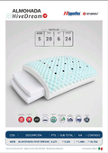 Almohada HiveDream FIR Nipponflex con pastillas bioactivas
